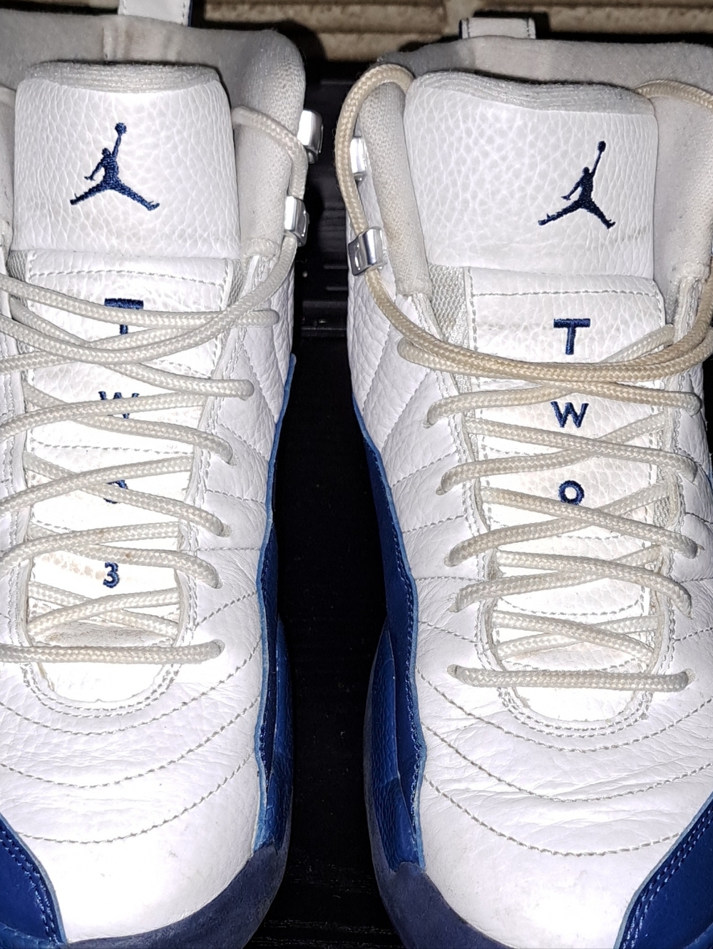 Jordan White & Navy Two 3 Retro Sneakers